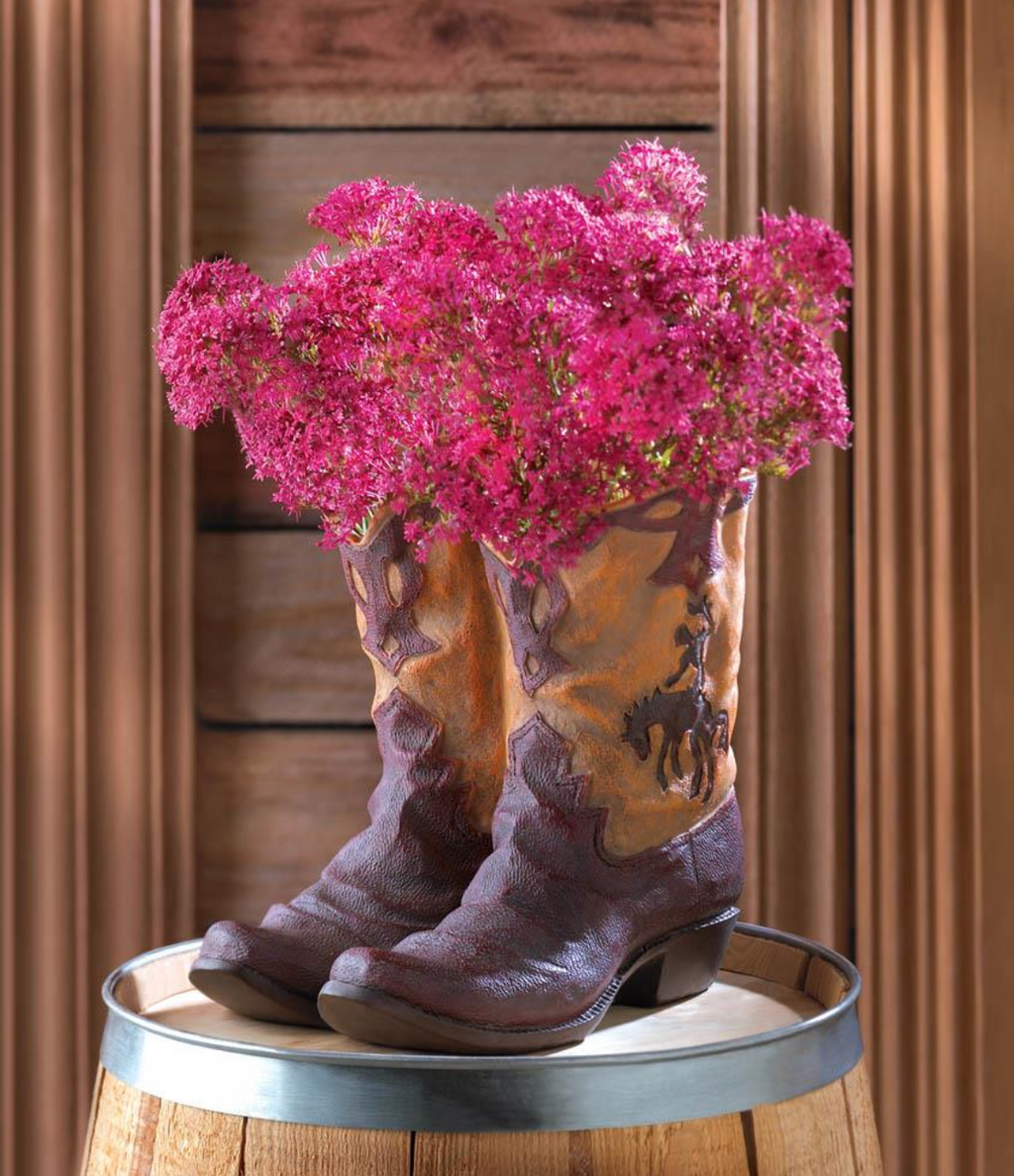 Unique Garden Ideas Rustic Cowboy Boots Planter Forward Faith