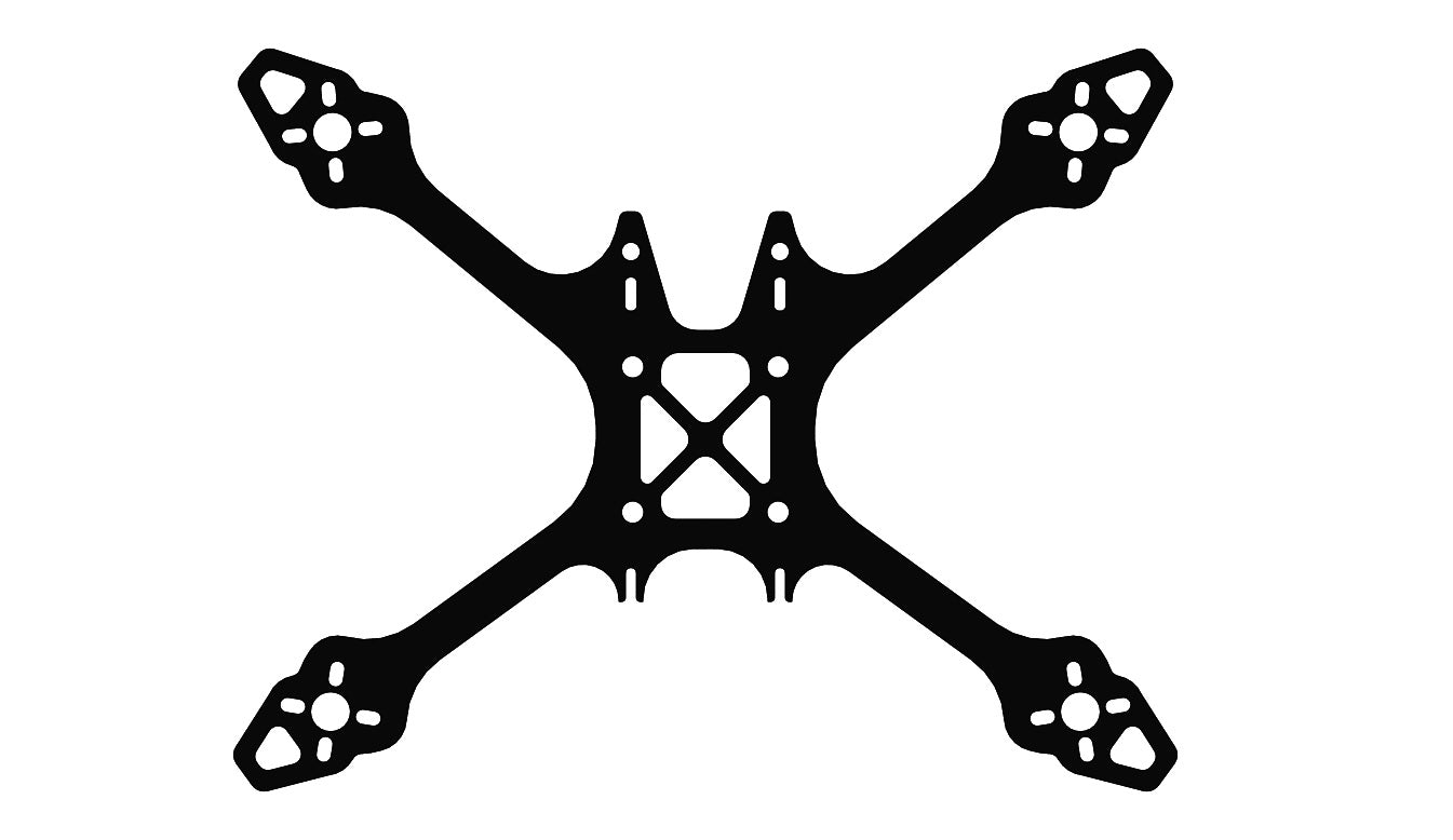 Frame Bottom Plate for Massive Droner 3