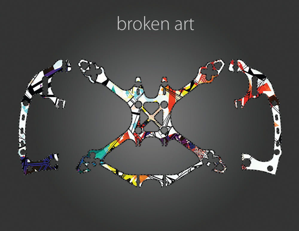 Broken Art Stikit Skin Full Wrap for Massive Droner 2.5