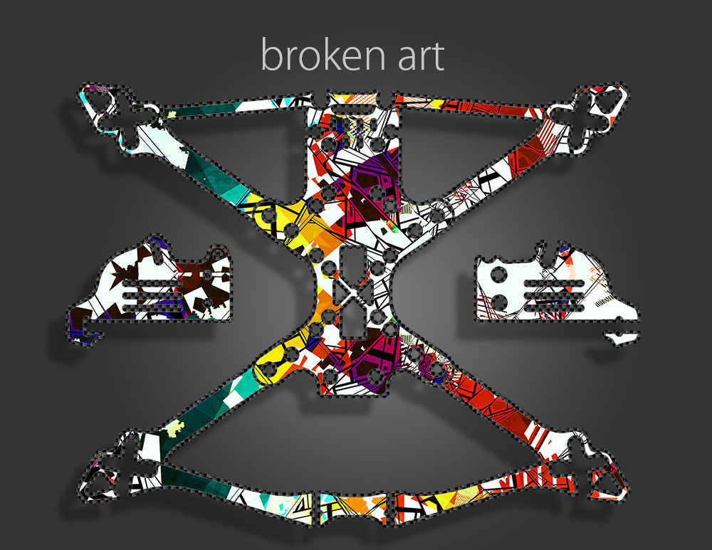 Broken Art Stikit Skin Full Wrap for BangGOD 5