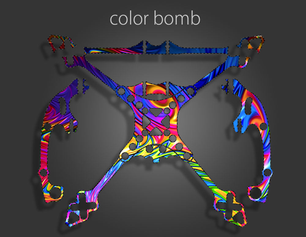 Color Bomb Stikit Skin Full Wrap for Raging Droner 5R