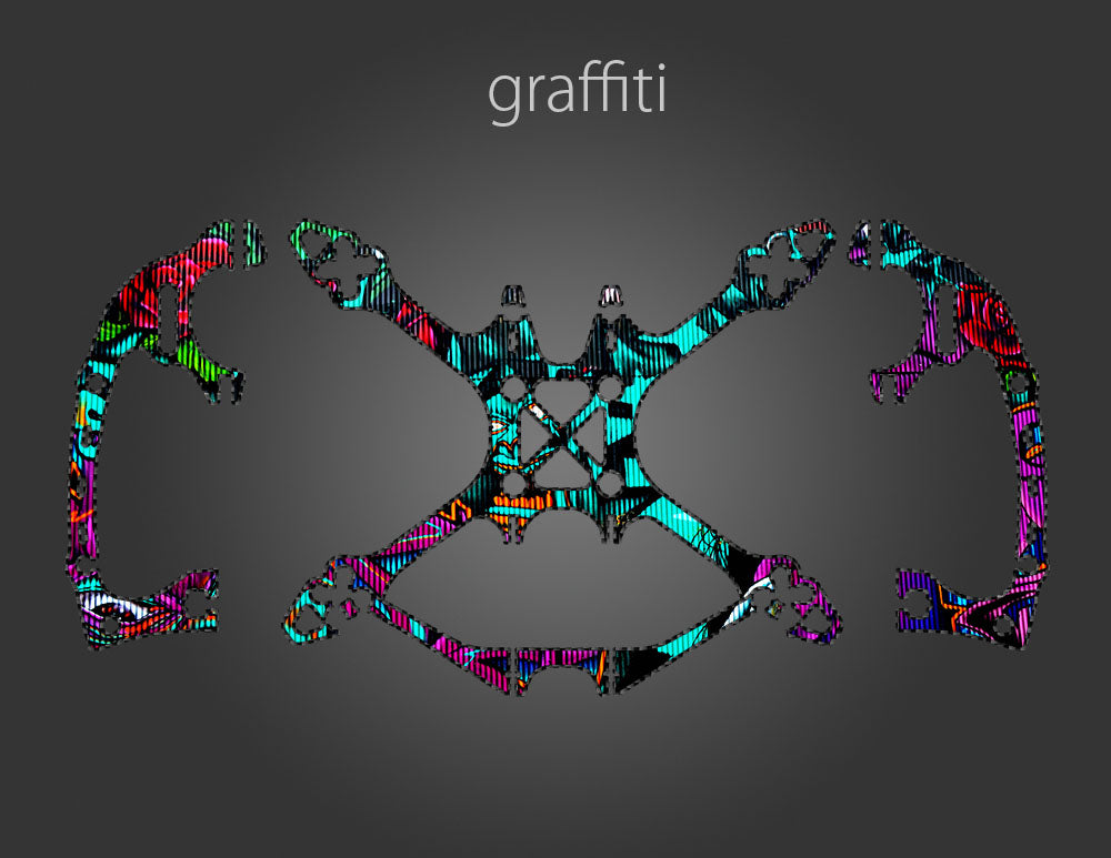 Graffiti Stikit Skin Full Wrap for Massive Droner 2.5