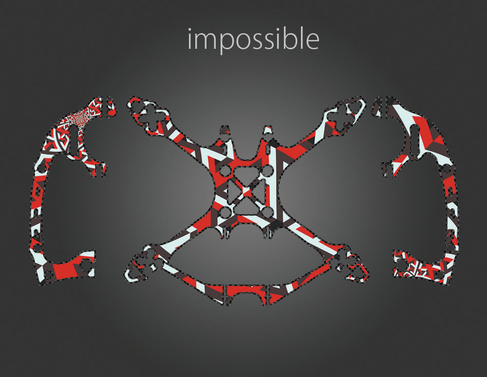 Impossible Stikit Skin Full Wrap for Massive Droner 3