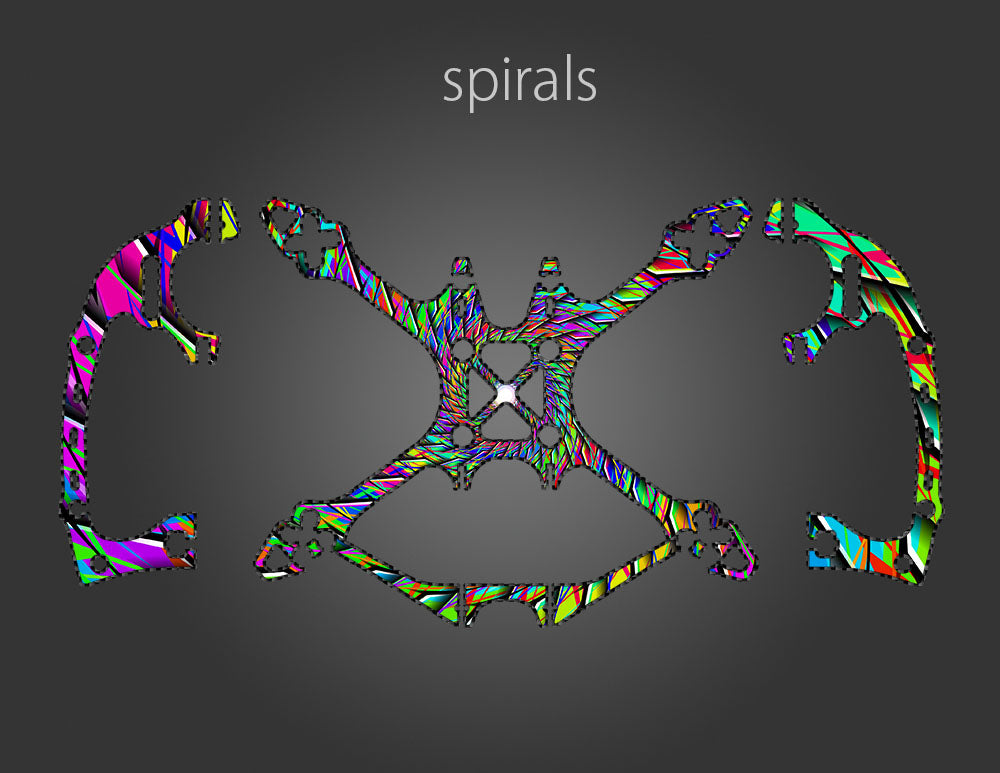 Spirals Stikit Skin Full Wrap for Massive Droner 3