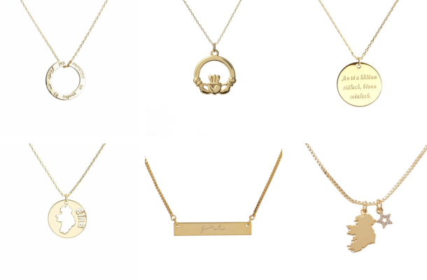 gold irish necklaces bettyandbiddy jewellery chain