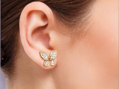 The Delicate Diamond Stud Earrings