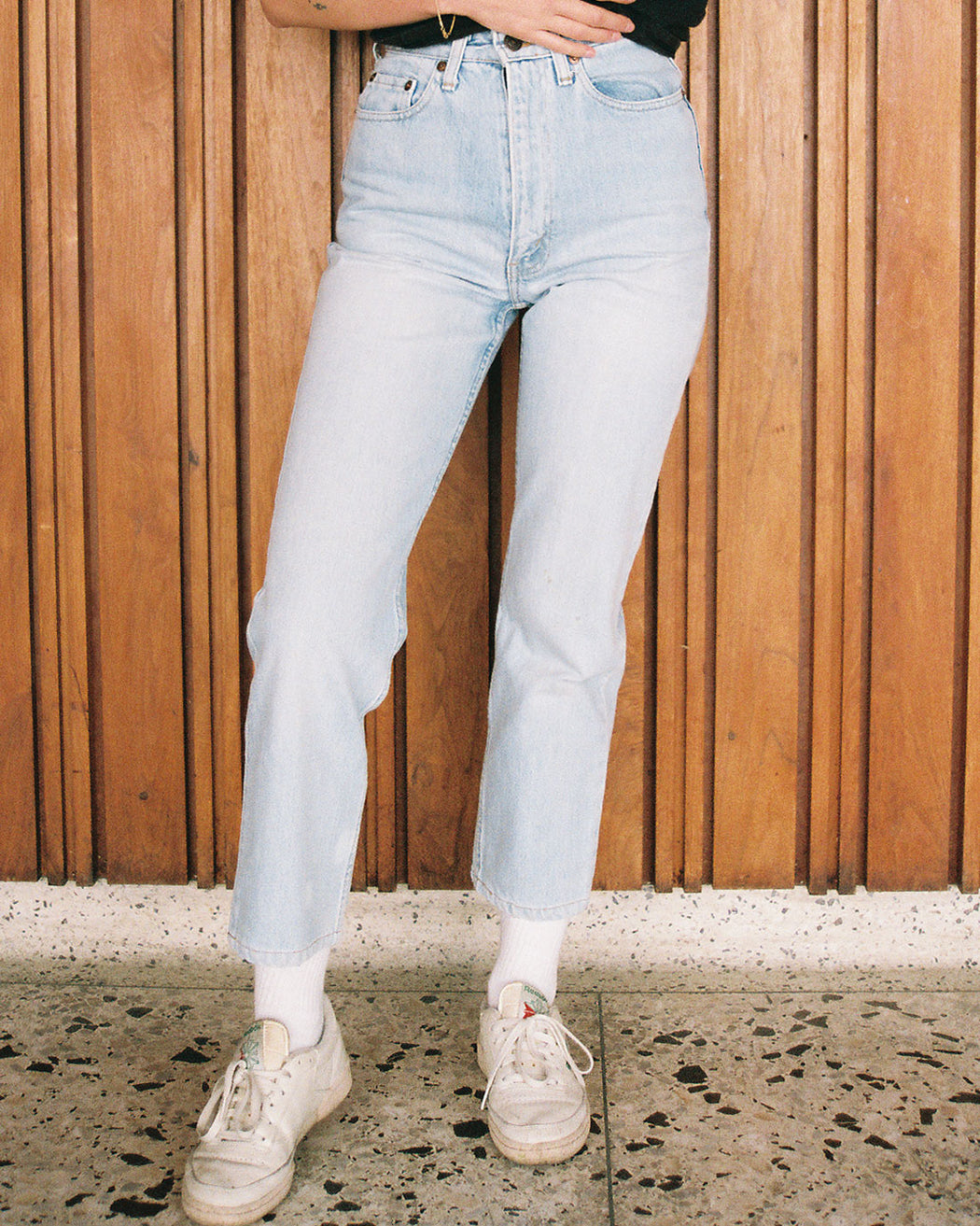 classic high waisted levi jeans