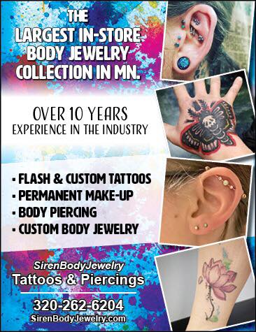 siren body jewelry tattoo and piercing