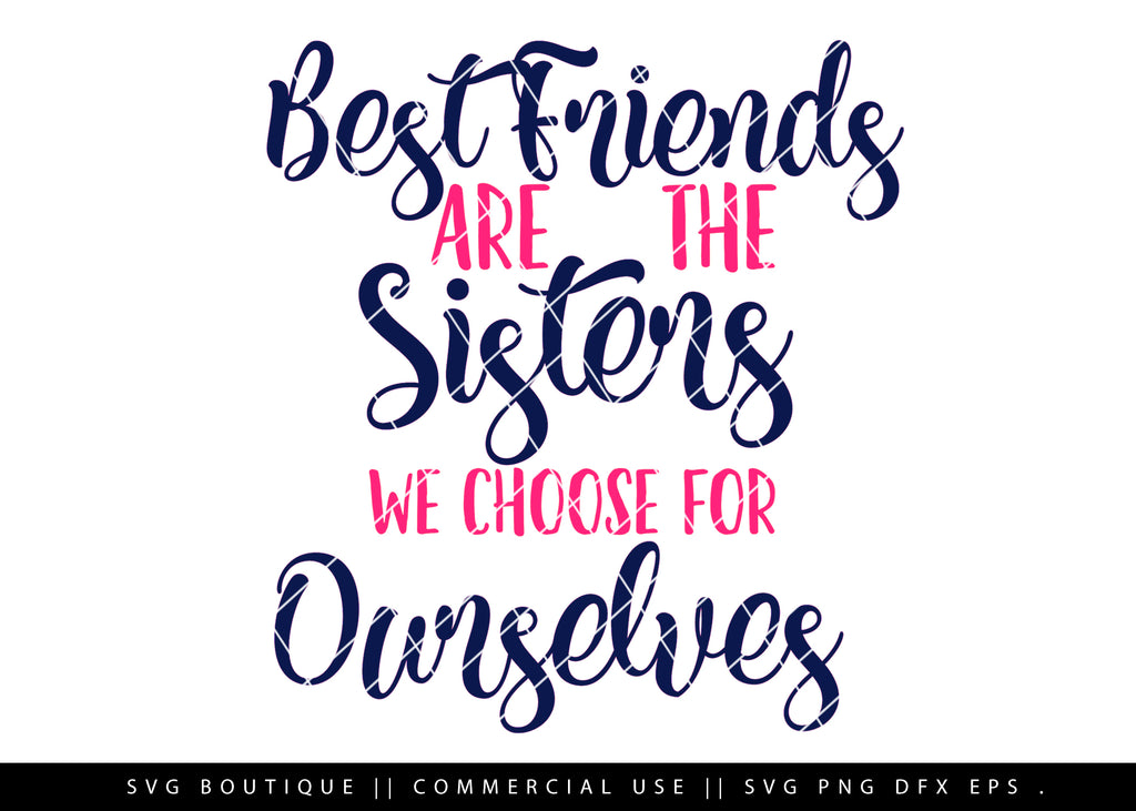 Best Friends Bundle - 10 SVG Cutting File - SVG BOUTIQUE