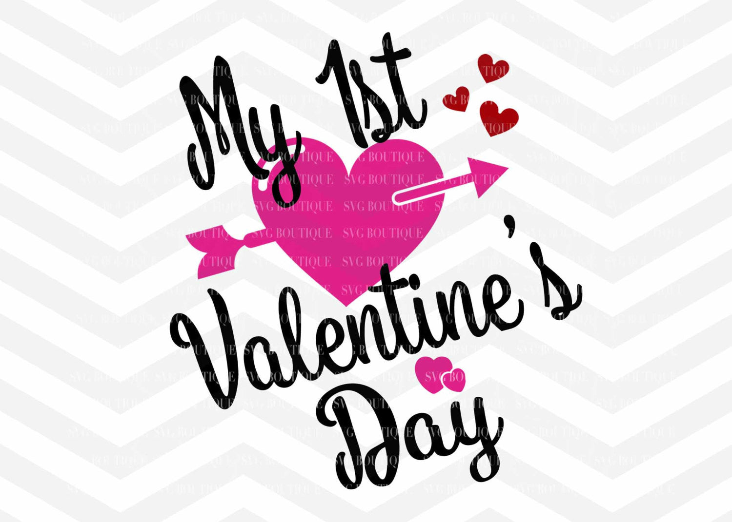 Download My First Valentines Day, Valentine Day SVG File, Girl ...