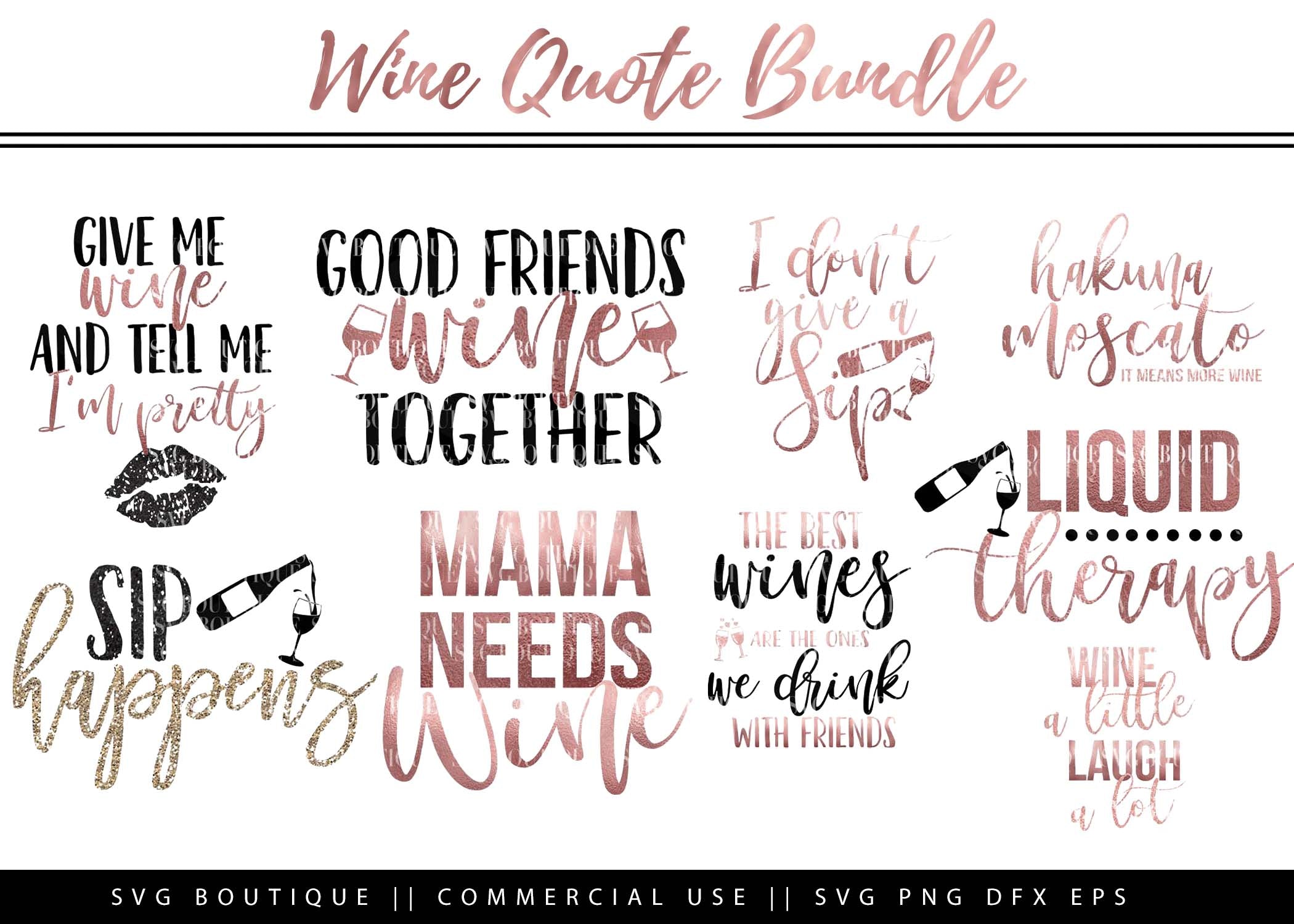 Download Wine SVG Bundle - SVG BOUTIQUE