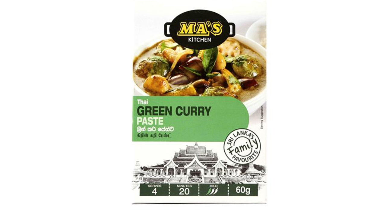 Pasta de curry verde tailandesa MA's Kitchen (60 g) – Lakpura LLC