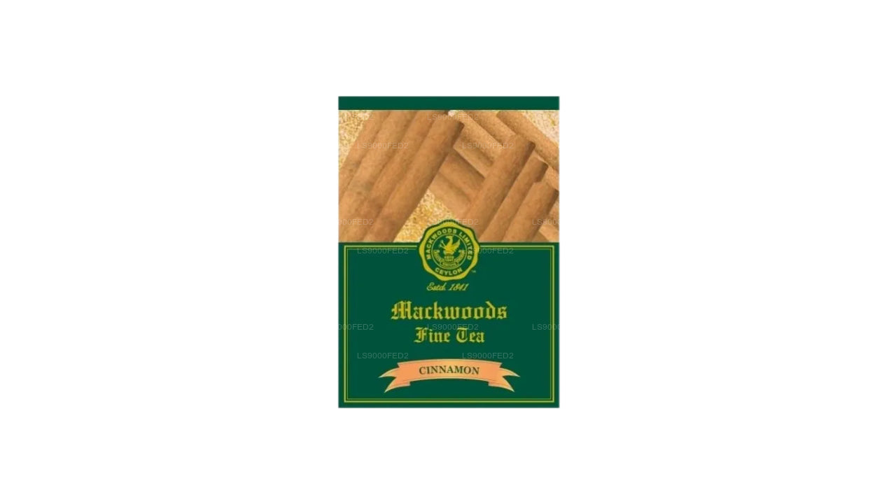 Mackwoods Delicious Cinnamon Flavoured Single Estate Black Tea In 25