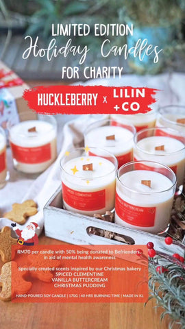 huckleberry cafe christmas charity candles