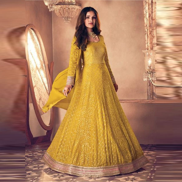 Anrkali Style Salwar Kameez