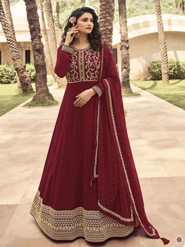 Anarkali Suit in Red