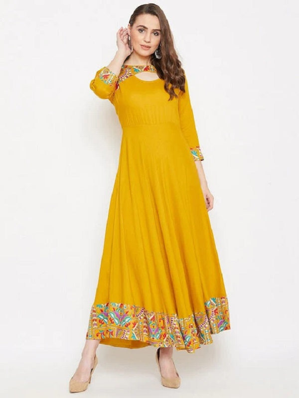 Cotton Maxi In Yellow