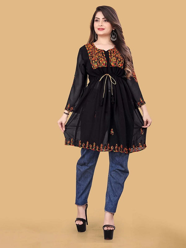 Embroidered Polyester Tunic