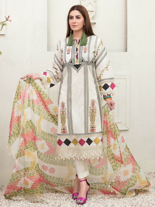 A Light Color Pakistani Suit