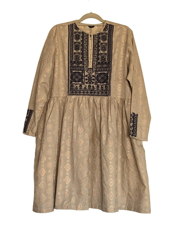 Make It Special - Pakistani Style Kurti Set (Ivory Color) – Monamaar