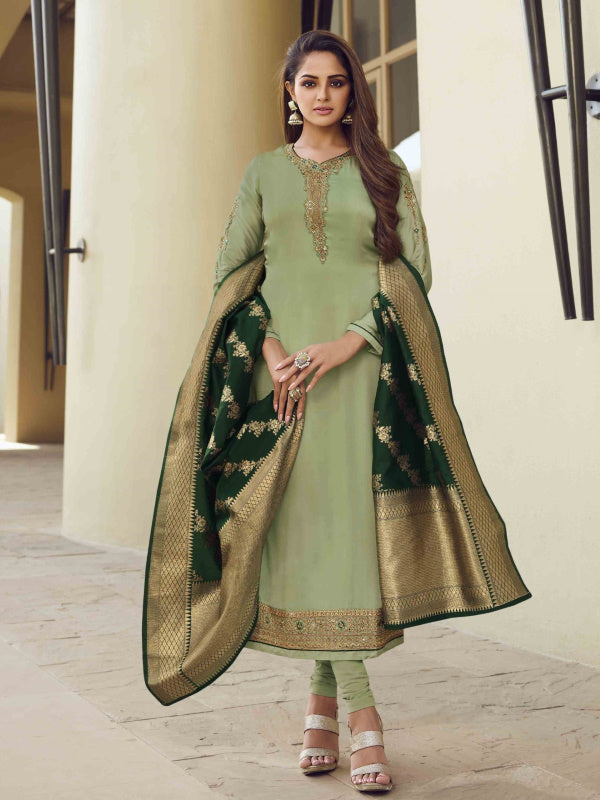 Indian Women Dress in Green