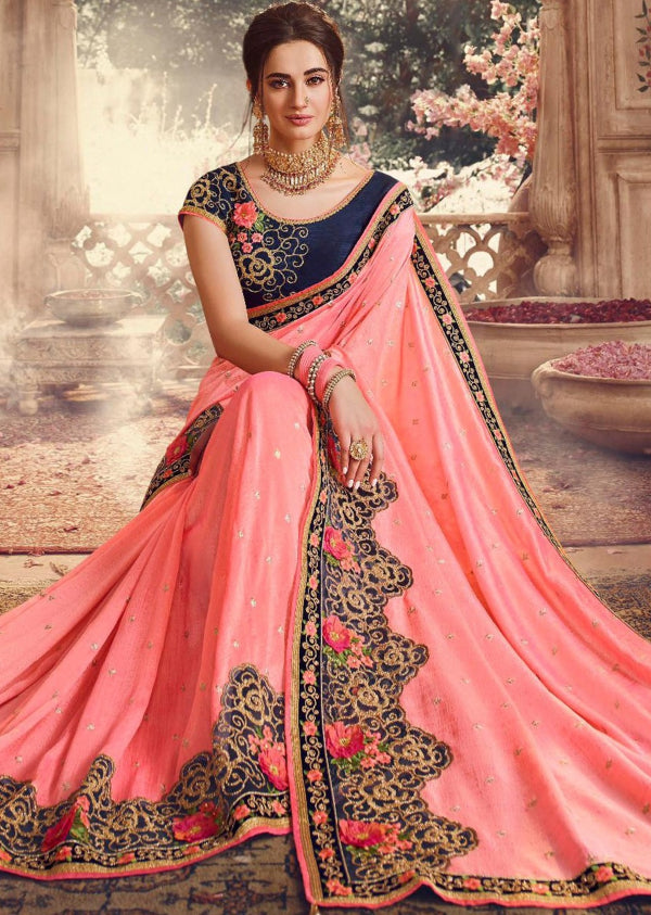 Designer Saree with Embroidery