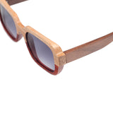Handmade Polarized Wood Sunglasses in Wood Gift Box - Grey,Brown