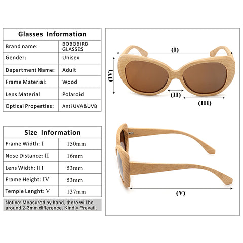 Fashion Polarized Handmade Wooden Pilot Sunglasses With Wood Box Case