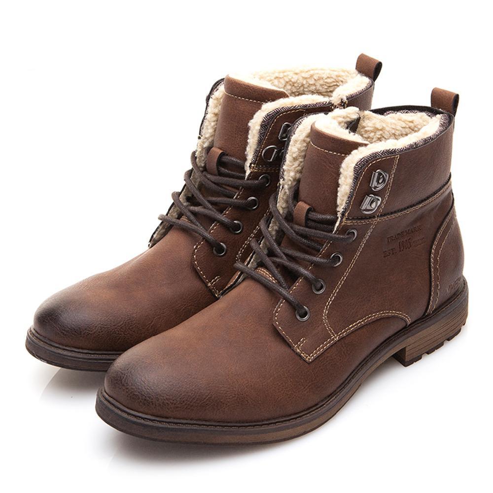 Spring/Winter Men's Fashion Lace-up High-Cut Classic Boots
