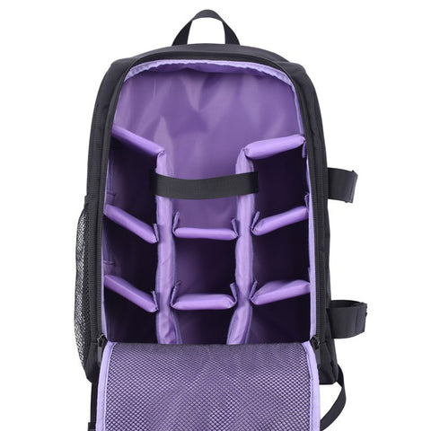 backpack with camera and laptop compartment