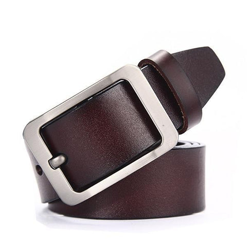 Men's Genuine Cowhide Leather Leather Belt Cummerbunds