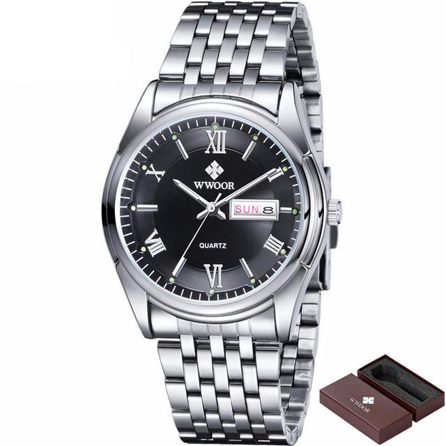 Men's Luminous Luxury Stainless Steel Strap Fashionable Brand Watch