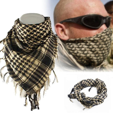 100% Cotton Tactical Arab Scarves For Men - 7 Colours