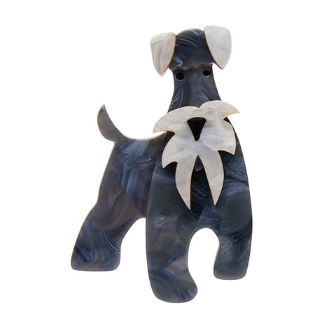 The Schnauzer and Klaus Brooch