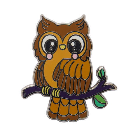 Owl Eyes on You Enamel Pin
