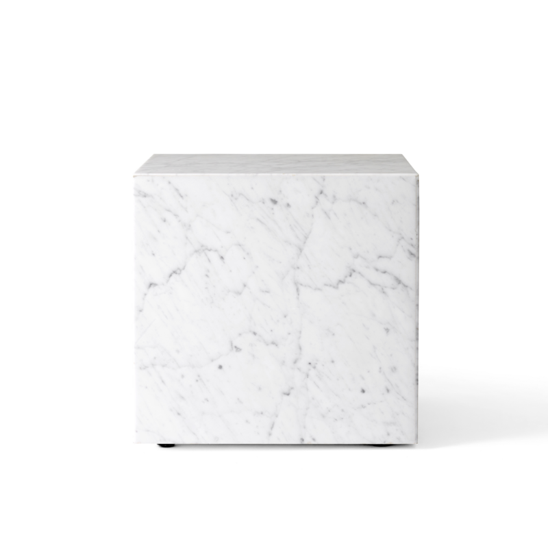 Menu - Plinth Cubic Hvid - Marmorbord – Room More