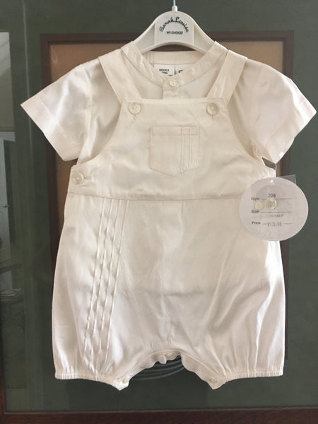 Sarah Louise, Silk Christening Overalls, baby boy, 2 piece, Baptism ...