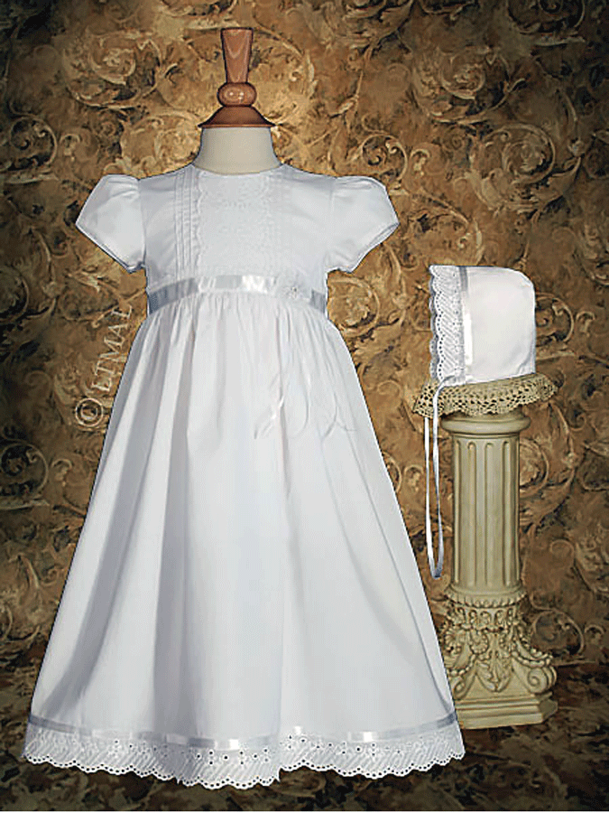 cotton baptism dress