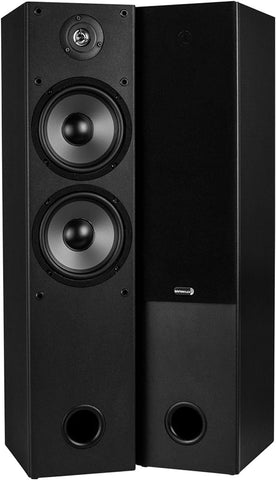 Dayton Audio T652 Dual 6-1/2" 2-Way Tower Speaker Pair