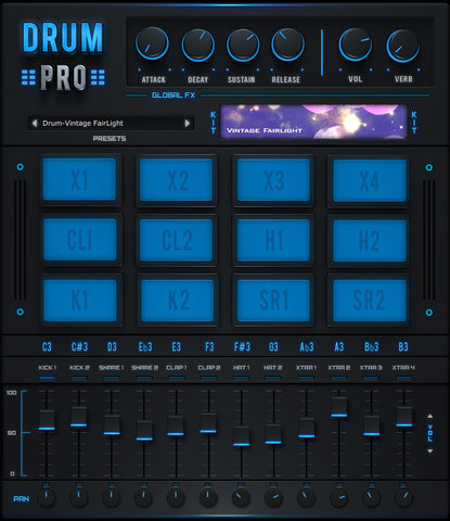 Drum Pro - Best Drum Plugin for GarageBand