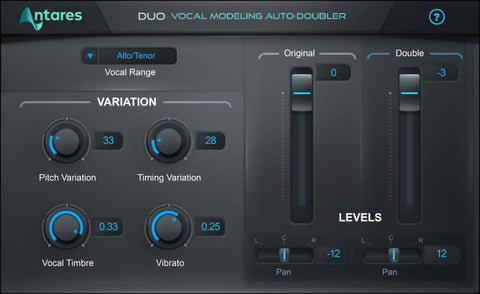 Best Logic Pro Vocal Presets - DUO Automatic Vocal Doubler