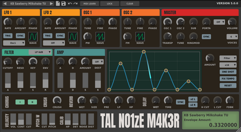 TAL-Noisemaker - Best Plugins for GarageBand