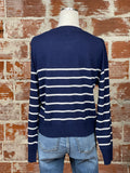 Z Supply Ocean Stripe Sweater in Navy-130 Sweaters-Little Bird Boutique
