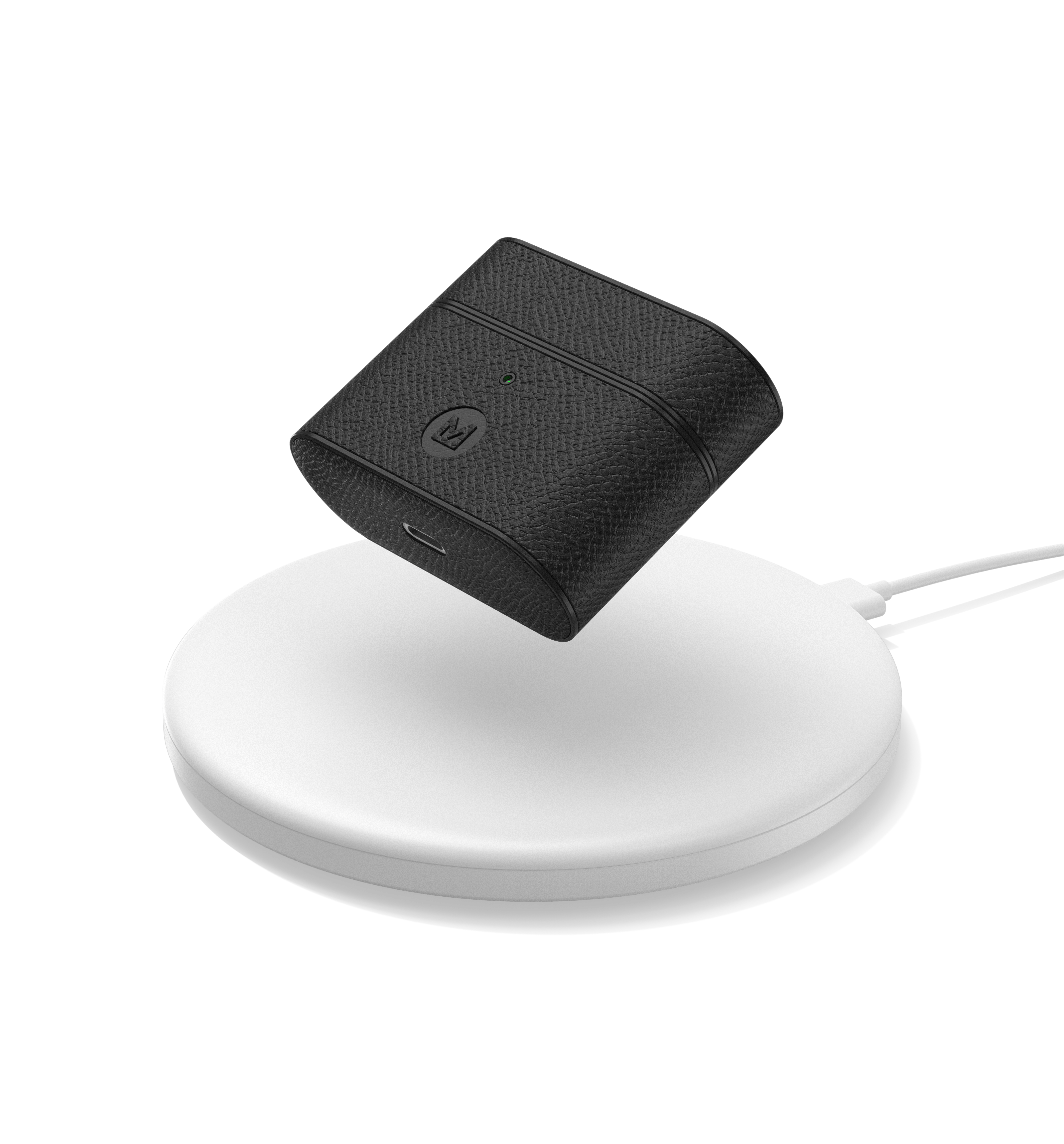 Airpod wirelessly charging with Mason airpod protective case