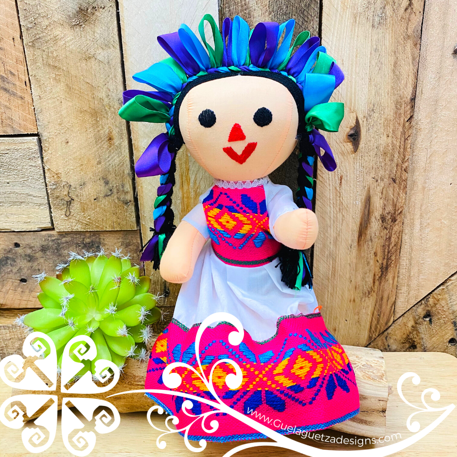 Large Mexican Otomi Doll – Guelaguetza Designs