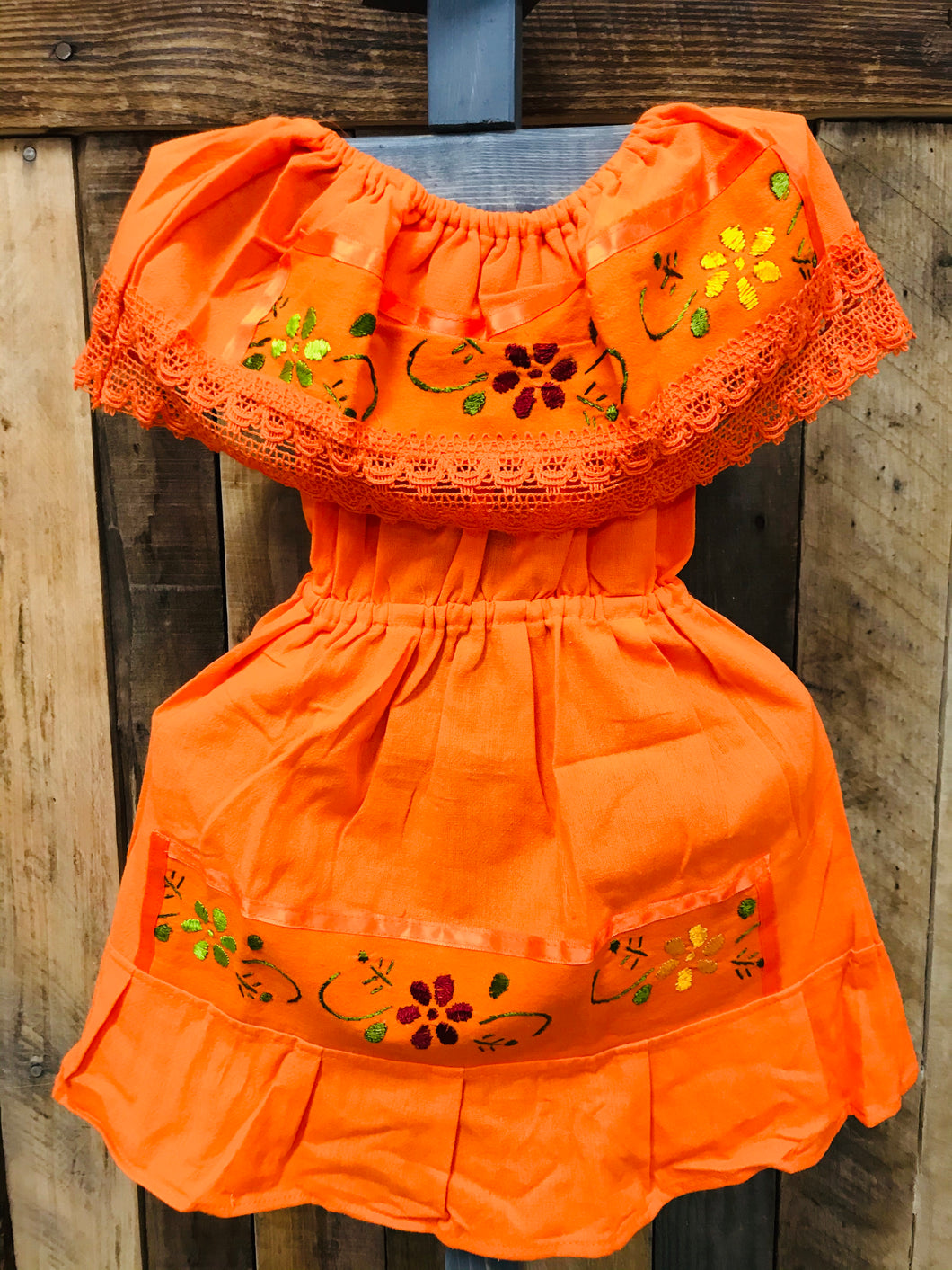 Vestido Campesino Nina/ Campesino Children Dress – Guelaguetza Designs