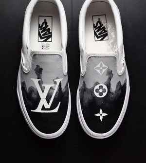 louis vuitton vans slip ons