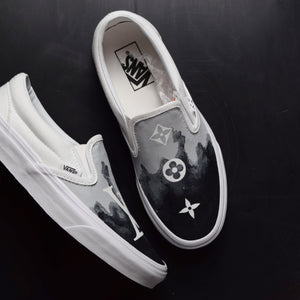 louis vuitton vans slip ons