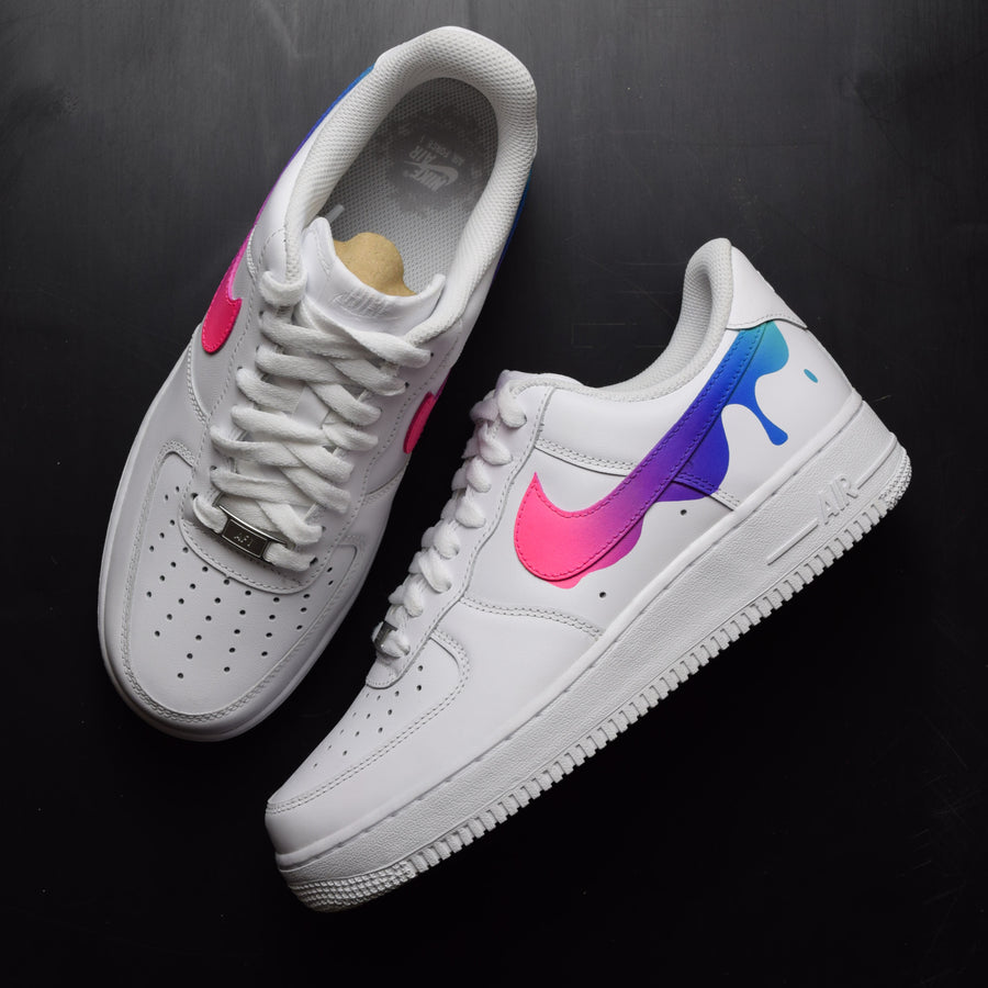 paint drip air force ones