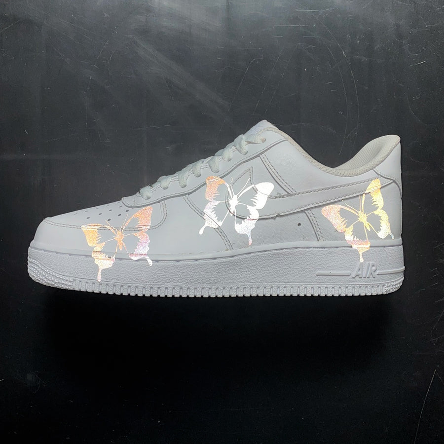 air force 1 holographic butterfly
